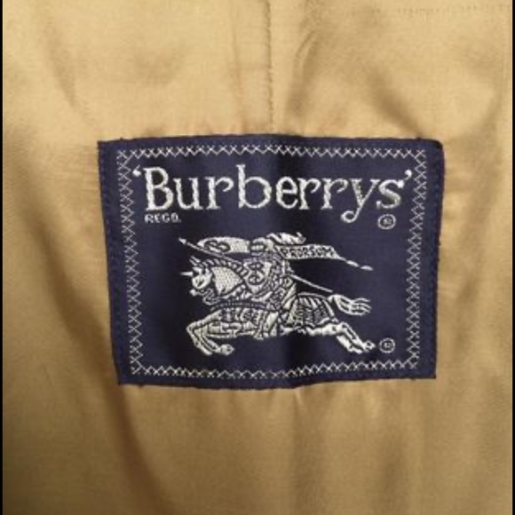 COPY - Burberry Men's Trench Long Coat  Size: 40 Regular Vintage - Picture 7 of 16